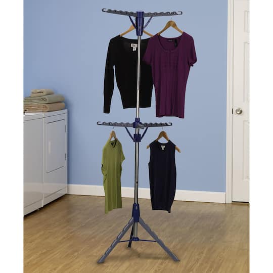 Clothes Hanger Mainstays Arm Adjustable Drying Rack Household